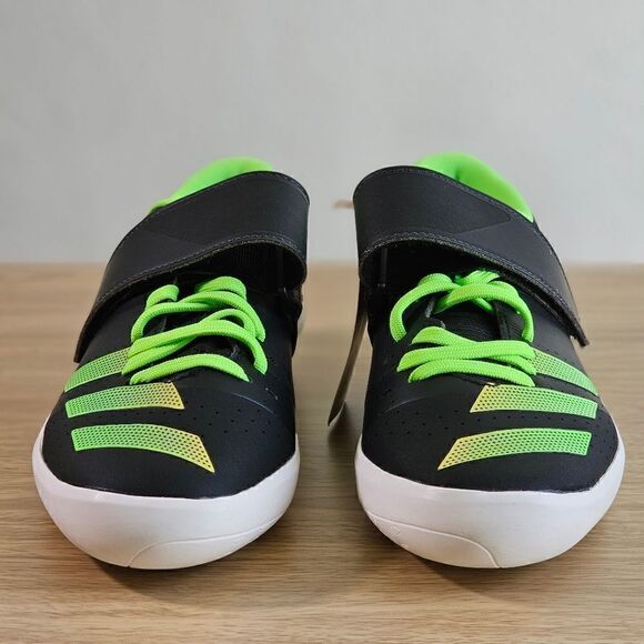 Adidas Adizero Shotput Track & Field Shoes Women's 7 Black Green White GY8393 - Picture 3 of 16